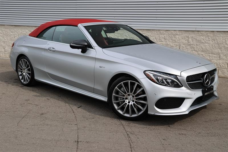 Silver (Argent iridium métallisé) 2017 Mercedes-Benz C-Class Convertible All-Wheel Drive Automatic