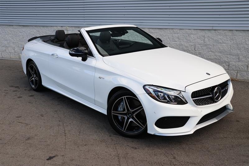 White (Blanc polaire) 2018 Mercedes-Benz C-Class Convertible All-Wheel Drive Automatic