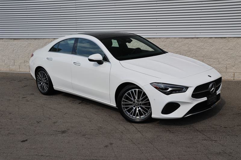 White (Blanc Polaire) 2025 Mercedes-Benz CLA Coupe All-Wheel Drive Automatic