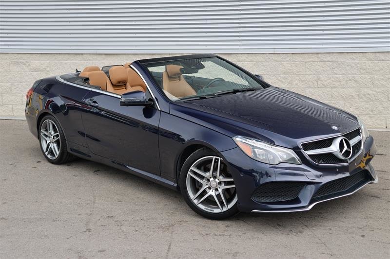 Blue 2016 Mercedes-Benz E-Class E 400 Cabriolet Convertible Rear-Wheel Drive Automatic