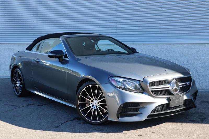 Gray (Gris sélénite métallisé) 2019 Mercedes-Benz E-Class Convertible All-Wheel Drive Automatic