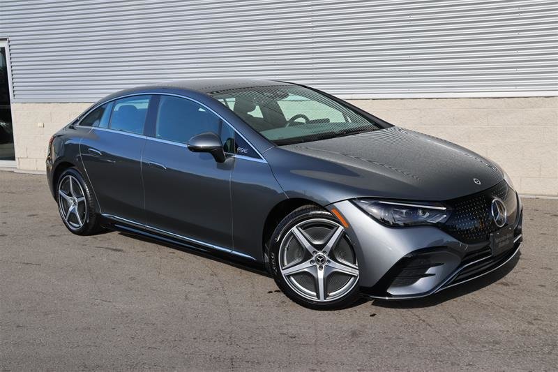 Gray (Selenite Grey Metallic) 2026 Mercedes-Benz EQE Sedan All-Wheel Drive Automatic