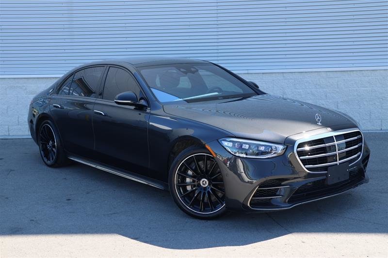 Gray (Graphite Grey Metallic) 2023 Mercedes-Benz S-Class S 580 4MATIC AWD Sedan All-Wheel Drive Automatic