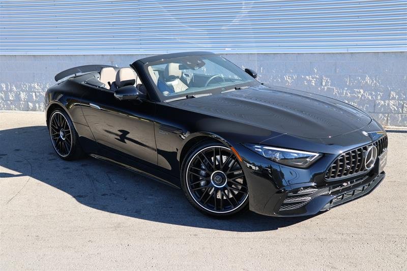 Black (Noir Obsidienne Métallisé) 2025 Mercedes-Benz SL-Class Convertible Rear-Wheel Drive Automatic