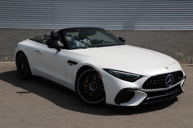 MANUFAKTUR Opalite White MAGNO 2022 Mercedes-Benz SL-Class Convertible All-Wheel Drive Automatic