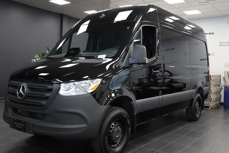 Obsidian black metallic 2026 Mercedes-Benz Sprinter Cargo Van Rear-Wheel Drive Automatic