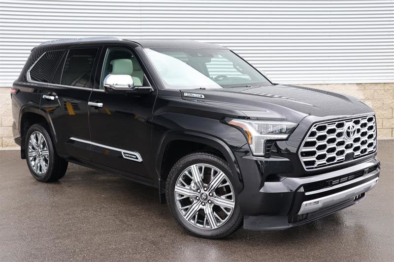 Midnight Black Metallic 2025 Toyota Sequoia SUV / Crossover Four-Wheel Drive Automatic