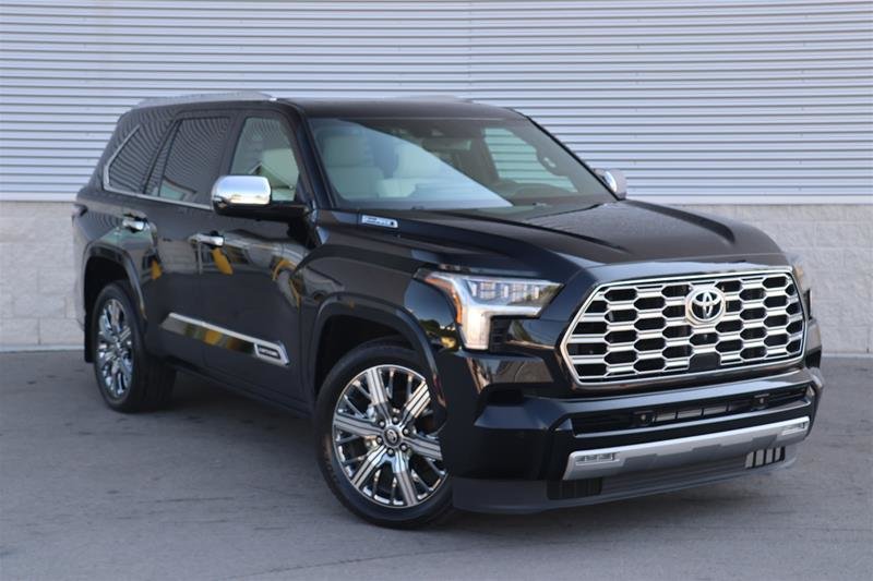 Midnight Black Metallic 2025 Toyota Sequoia SUV / Crossover Four-Wheel Drive Automatic
