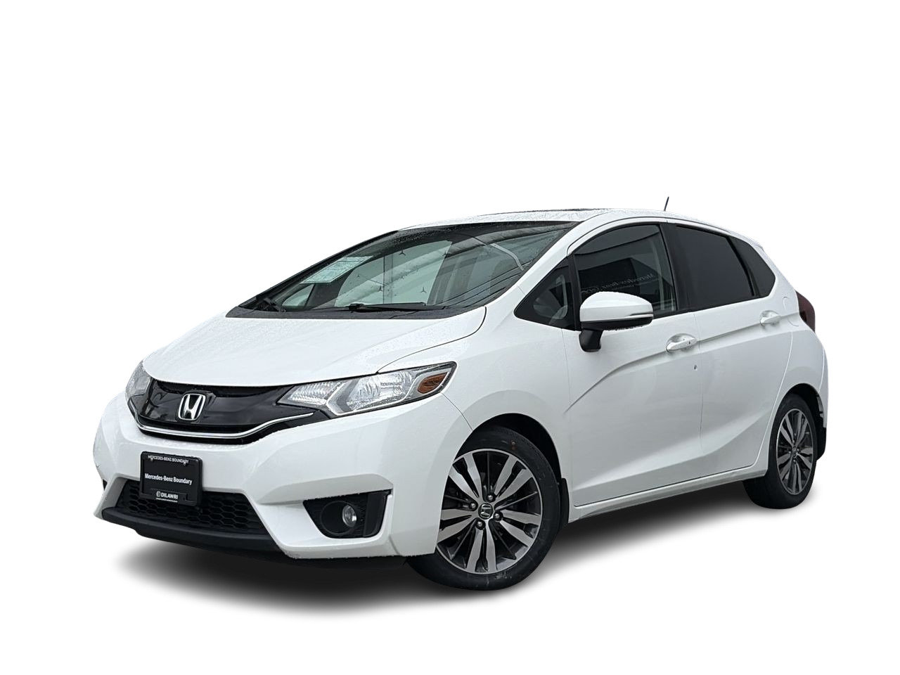 White 2016 Honda Fit Hatchback Front-Wheel Drive Automatic