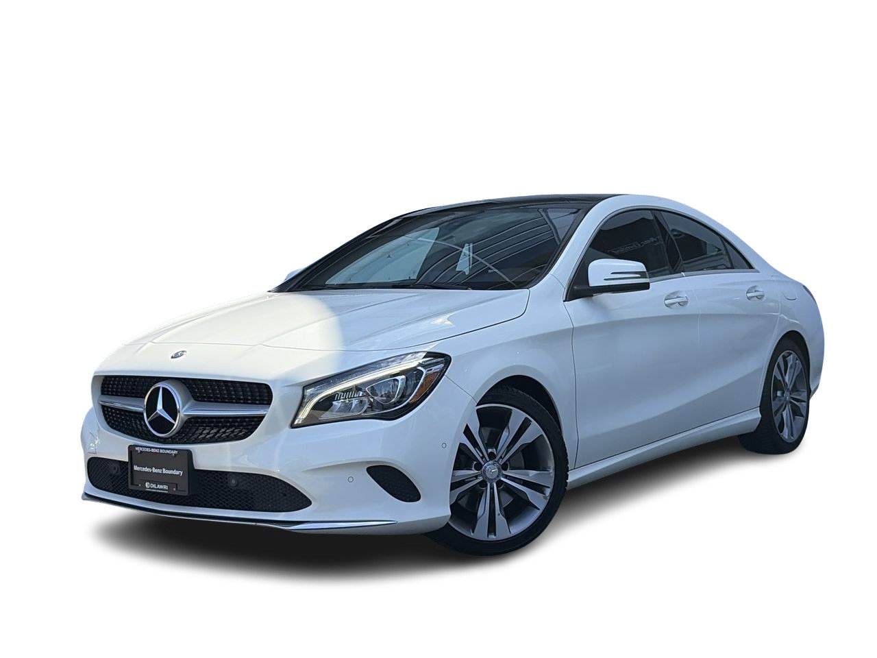 Calcite White 2017 Mercedes-Benz CLA Sedan All-Wheel Drive Automatic