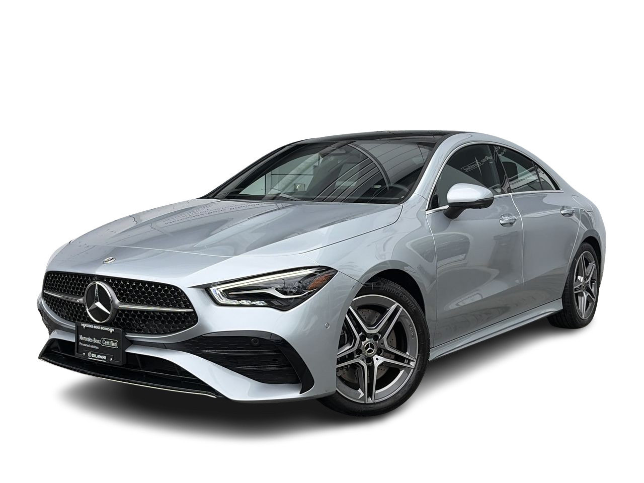 High Tech Silver Metallic 2025 Mercedes-Benz CLA Coupe All-Wheel Drive Automatic