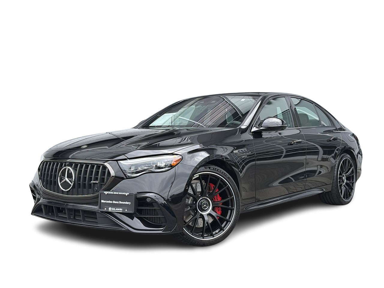 Obsidian Black Metallic 2025 Mercedes-Benz E-Class AMG E 53 Hybrid 4MATIC+ Sedan All-Wheel Drive Automatic
