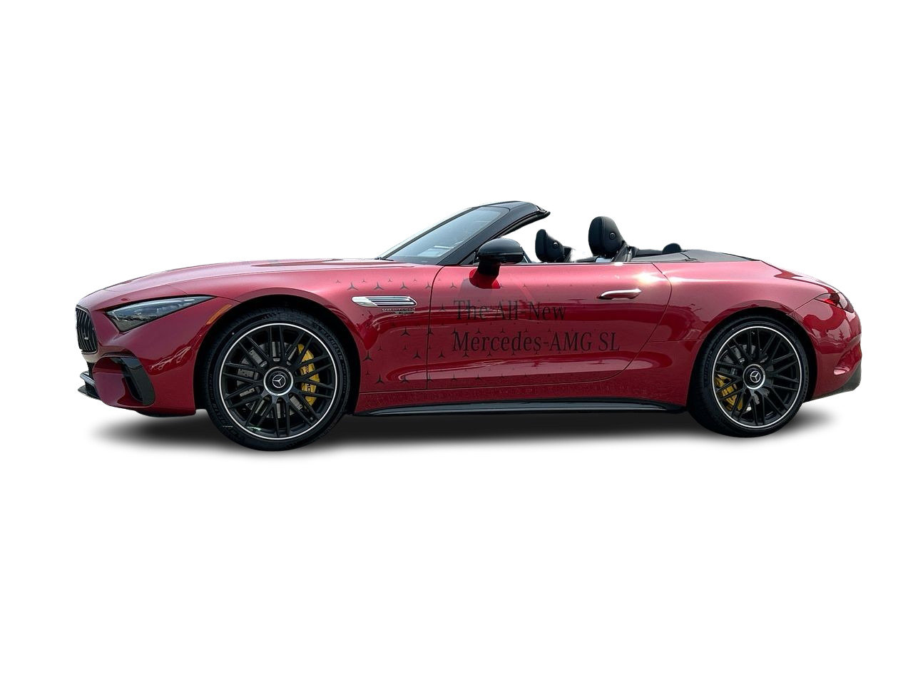 New 2022 MANUFAKTUR Patagonia Red Metallic w/ black soft top Mercedes-Benz SL 63 image 4