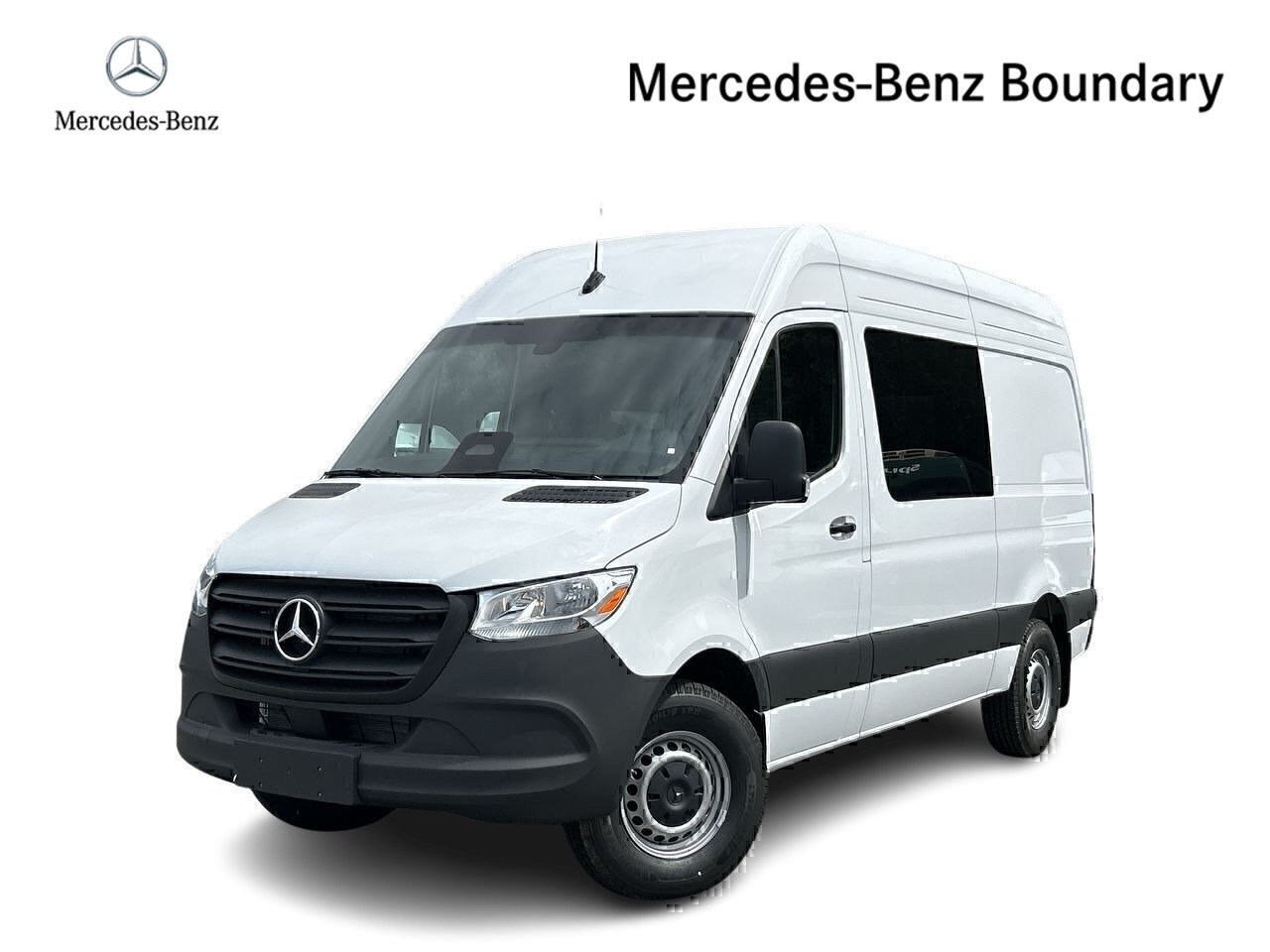 Arctic White 2025 Mercedes-Benz Sprinter 2500 144 Crew Van RWD Van Rear-Wheel Drive Automatic