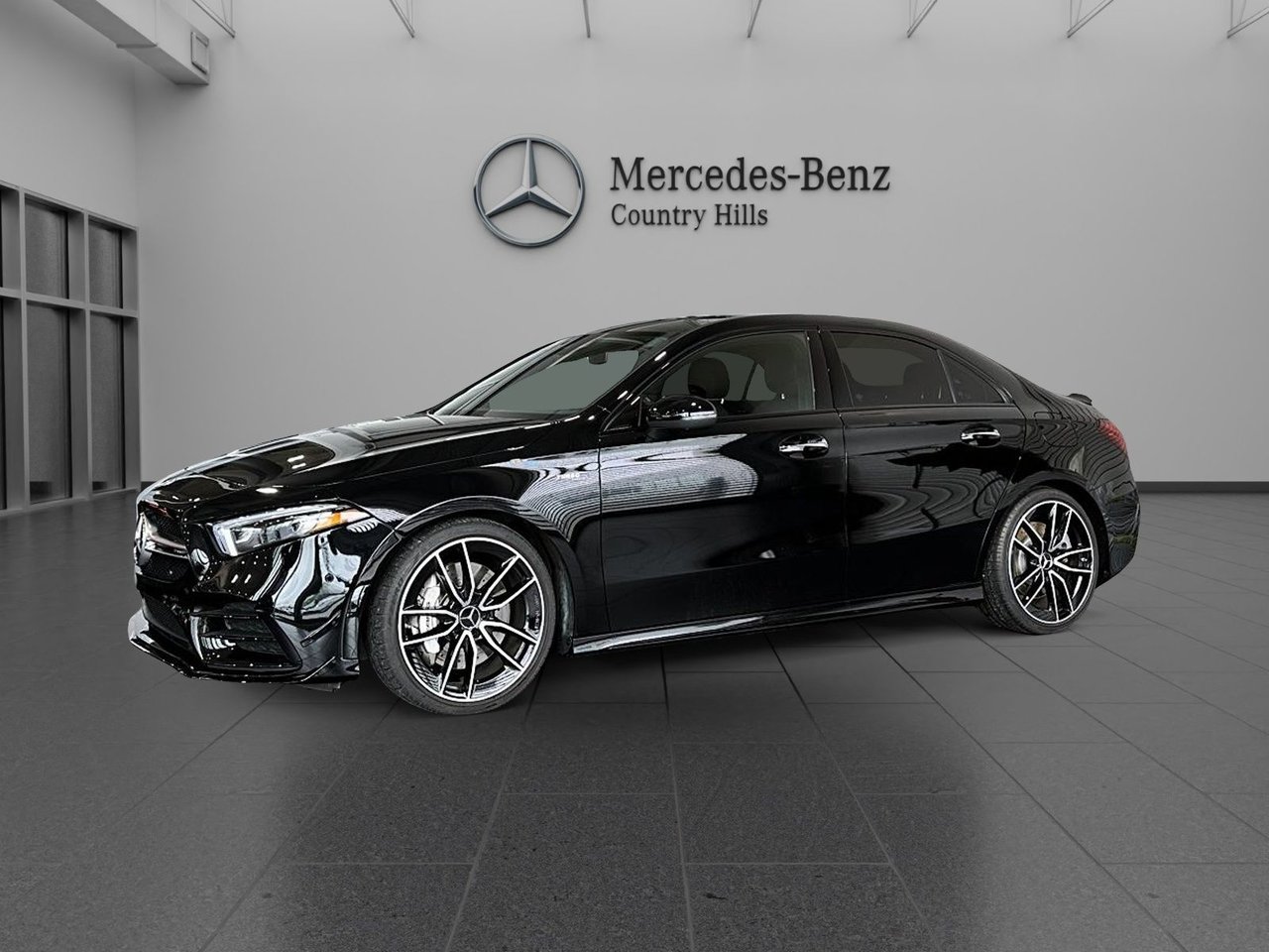 Cosmos Black Met 2022 Mercedes-Benz A-Class AMG A 35 Sedan 4MATIC Sedan Automatic