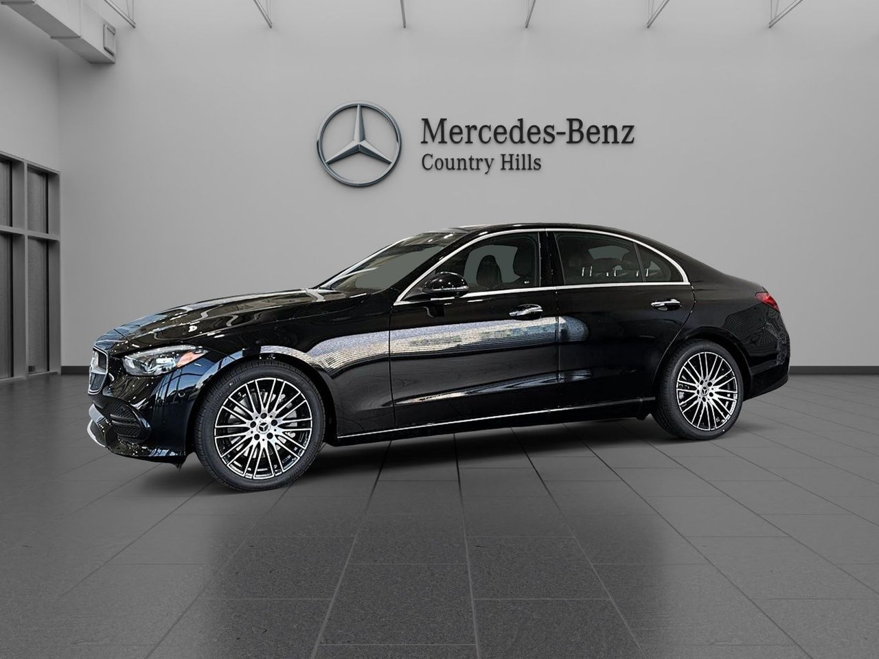 Black 2027 Mercedes-Benz C-Class Sedan All-Wheel Drive Automatic