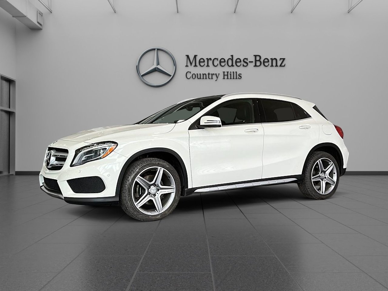 Calcite White 2017 Mercedes-Benz GLA 250 4MATIC SUV / Crossover All-Wheel Drive Automatic