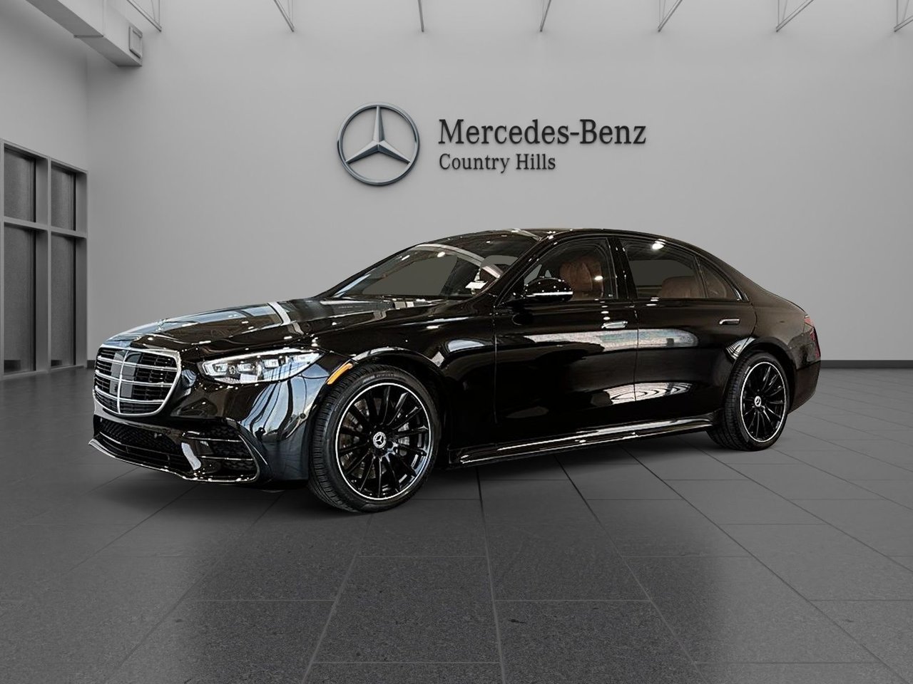 Obsidian Black Metallic 2023 Mercedes-Benz S-Class Sedan All-Wheel Drive Automatic