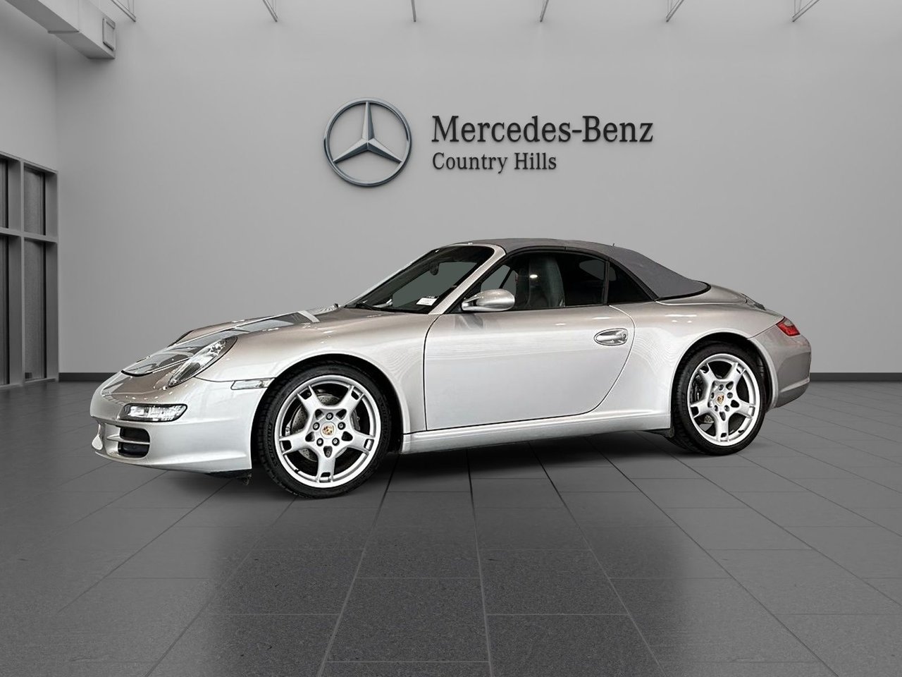 GT Silver Metallic 2007 Porsche 911 Convertible  Manual