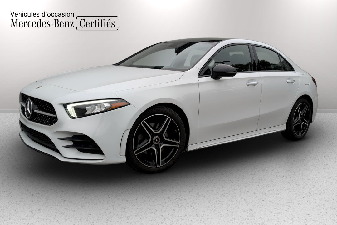 Digital White Met 2022 Mercedes-Benz A-Class Sedan All-Wheel Drive Automatic