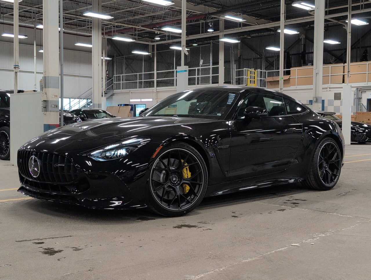 Obsidian Black Metallic 2026 Mercedes-Benz AMG GT Coupe All-Wheel Drive Automatic