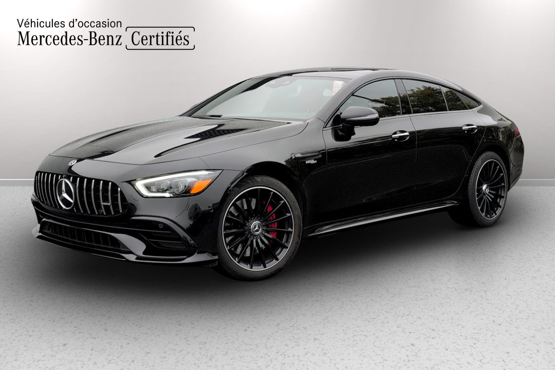 Obsidian Black Metallic 2023 Mercedes-Benz AMG GT Coupe All-Wheel Drive Automatic