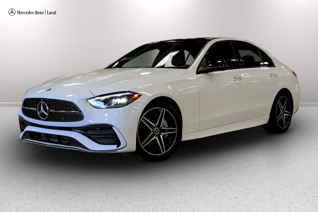 Polar White 2026 Mercedes-Benz C-Class Sedan All-Wheel Drive Automatic