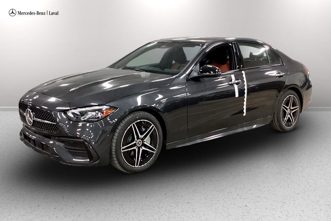 Gray (Graphite Grey Metallic) 2026 Mercedes-Benz C-Class Sedan All-Wheel Drive Automatic