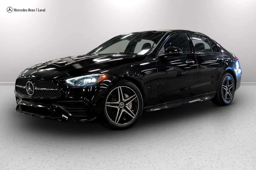 Obsidian Black Metallic 2026 Mercedes-Benz C-Class Sedan All-Wheel Drive Automatic