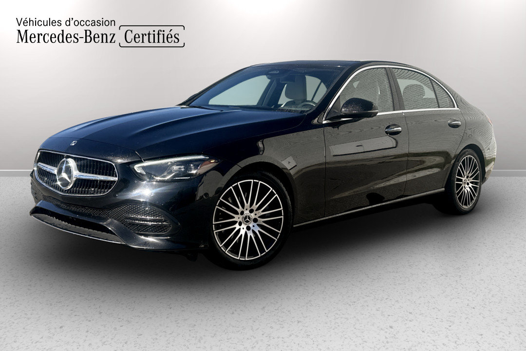 Obsidian Black Met 2022 Mercedes-Benz C-Class Sedan All-Wheel Drive Automatic