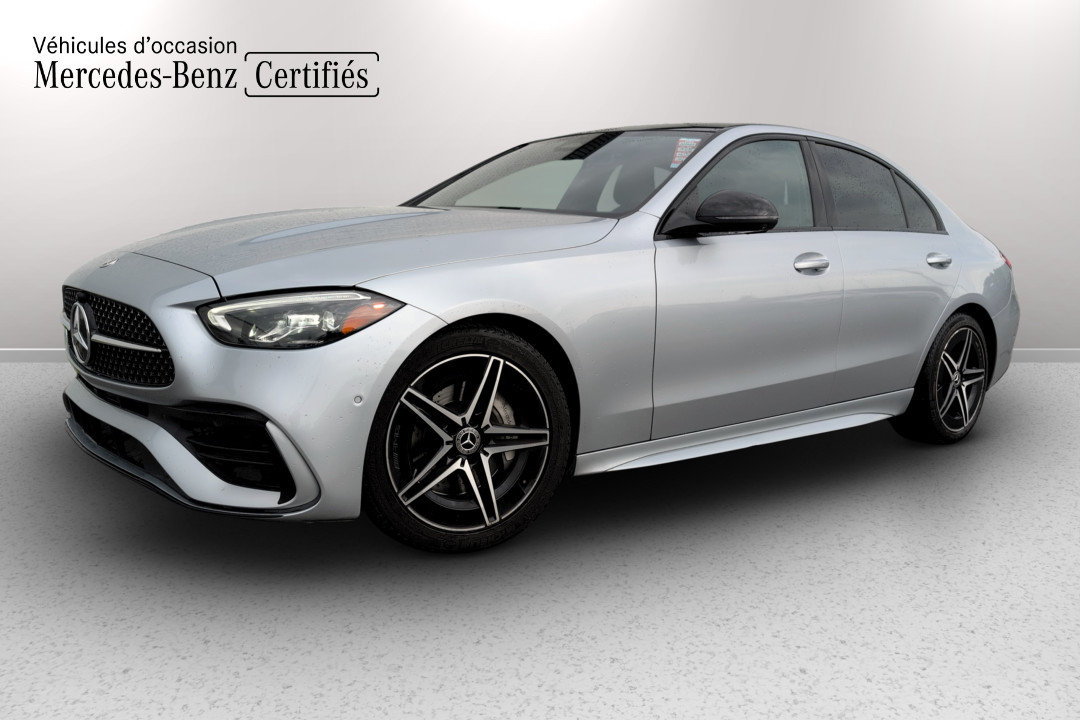 High Tech Silver Metallic 2023 Mercedes-Benz C-Class Sedan All-Wheel Drive Automatic