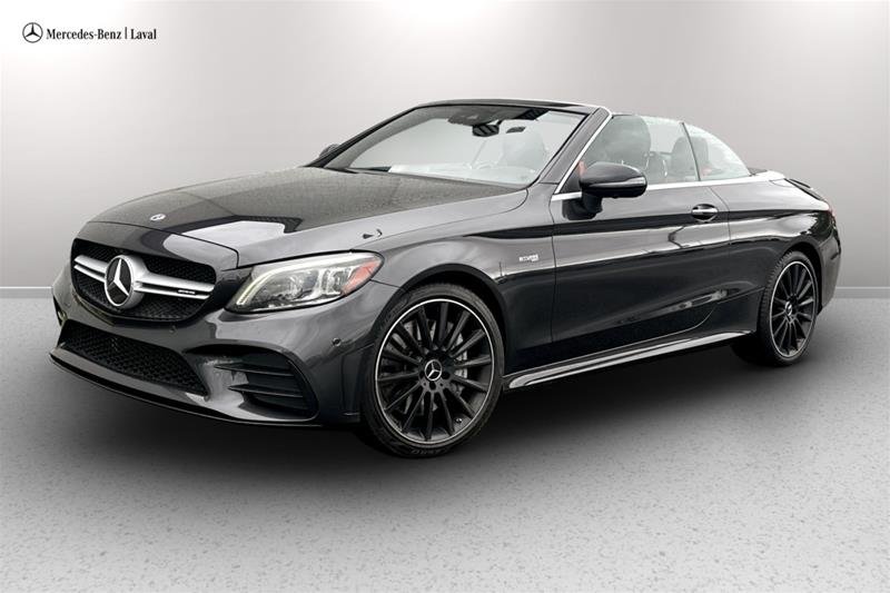 Gray (Gris graphite mét) 2020 Mercedes-Benz C-Class Convertible All-Wheel Drive Automatic