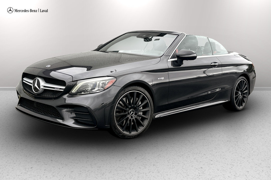 Gray (Gris graphite mét) 2020 Mercedes-Benz C-Class Convertible All-Wheel Drive Automatic