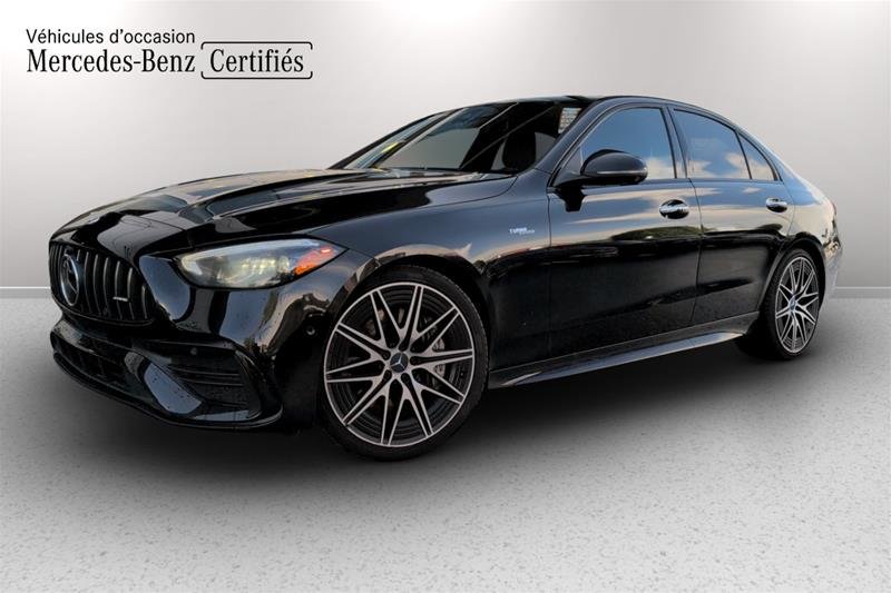 Obsidian Black Metallic 2023 Mercedes-Benz C-Class Convertible All-Wheel Drive Automatic
