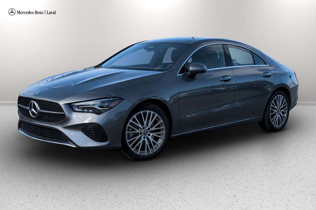 Gray (Mountain Grey Metallic) 2026 Mercedes-Benz CLA Coupe All-Wheel Drive Automatic