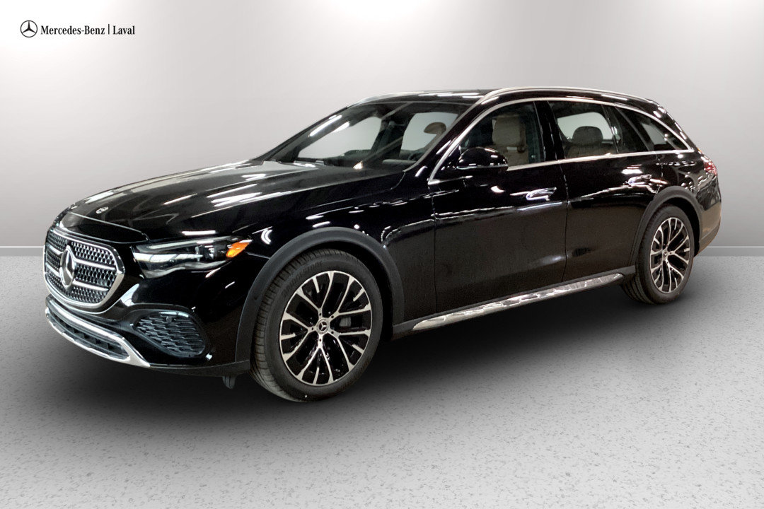 Obsidian Black Metallic 2026 Mercedes-Benz E-Class All-Terrain Wagon All-Wheel Drive Automatic