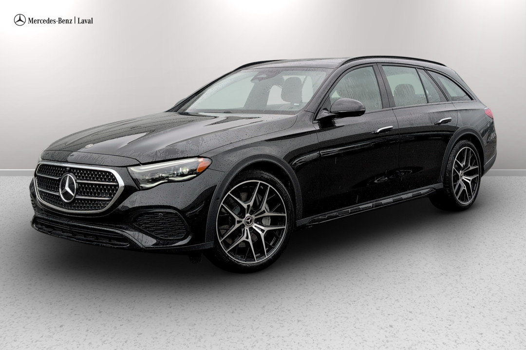 Obsidian Black Metallic 2026 Mercedes-Benz E-Class All-Terrain Wagon All-Wheel Drive Automatic