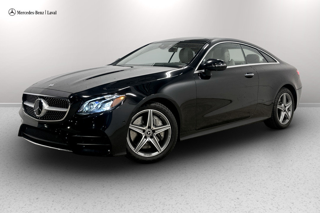 Black (Noir andésite mét) 2018 Mercedes-Benz E-Class Coupe All-Wheel Drive Automatic