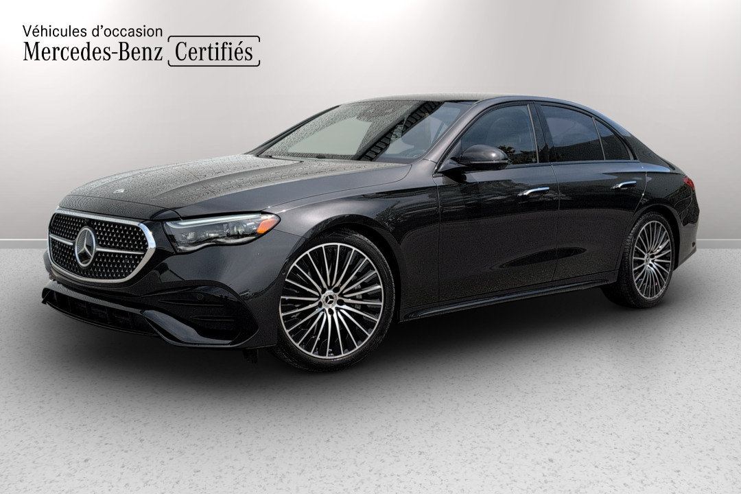 Gray (Gris graphite métallisé) 2025 Mercedes-Benz E-Class Sedan All-Wheel Drive Automatic
