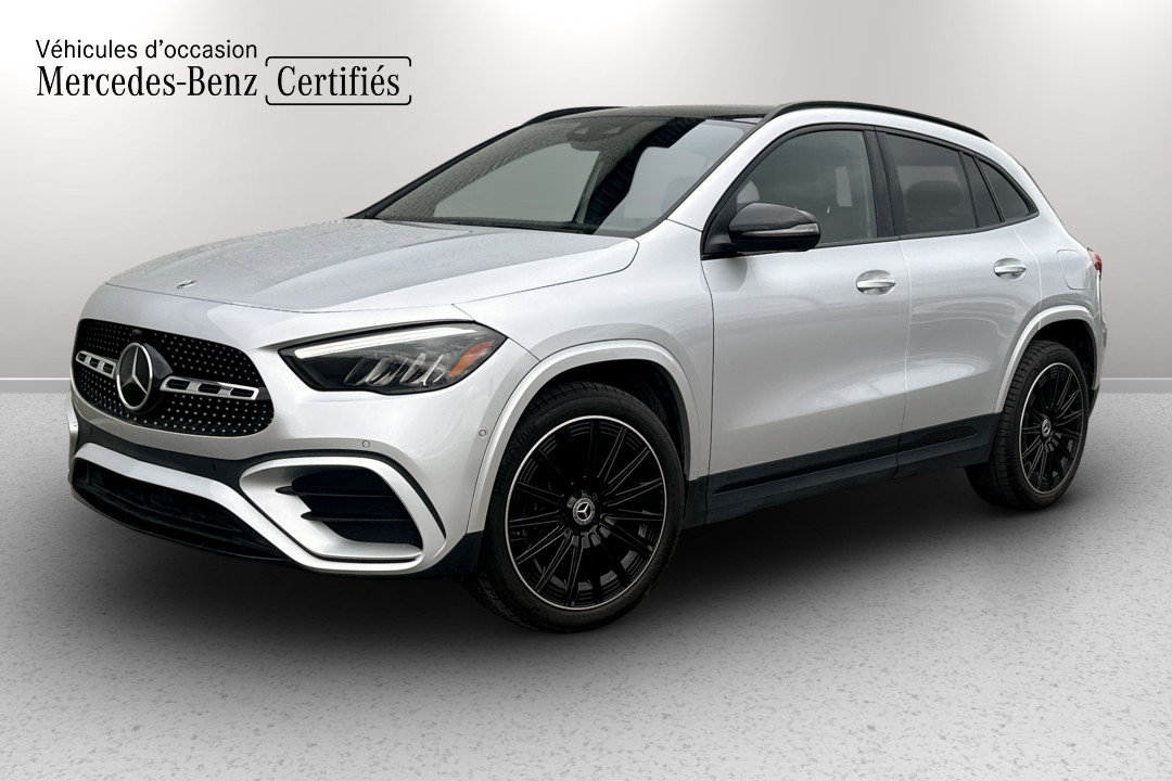 Silver (Argent iridium Métallisé (offert jusqu) 2024 Mercedes-Benz GLA SUV / Crossover All-Wheel Drive Automatic