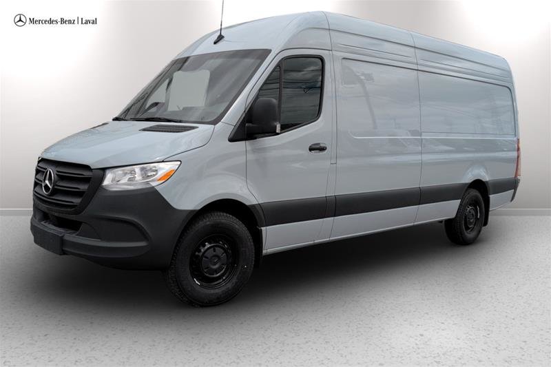 Silver grey 2026 Mercedes-Benz Sprinter Cargo Van Rear-Wheel Drive Automatic