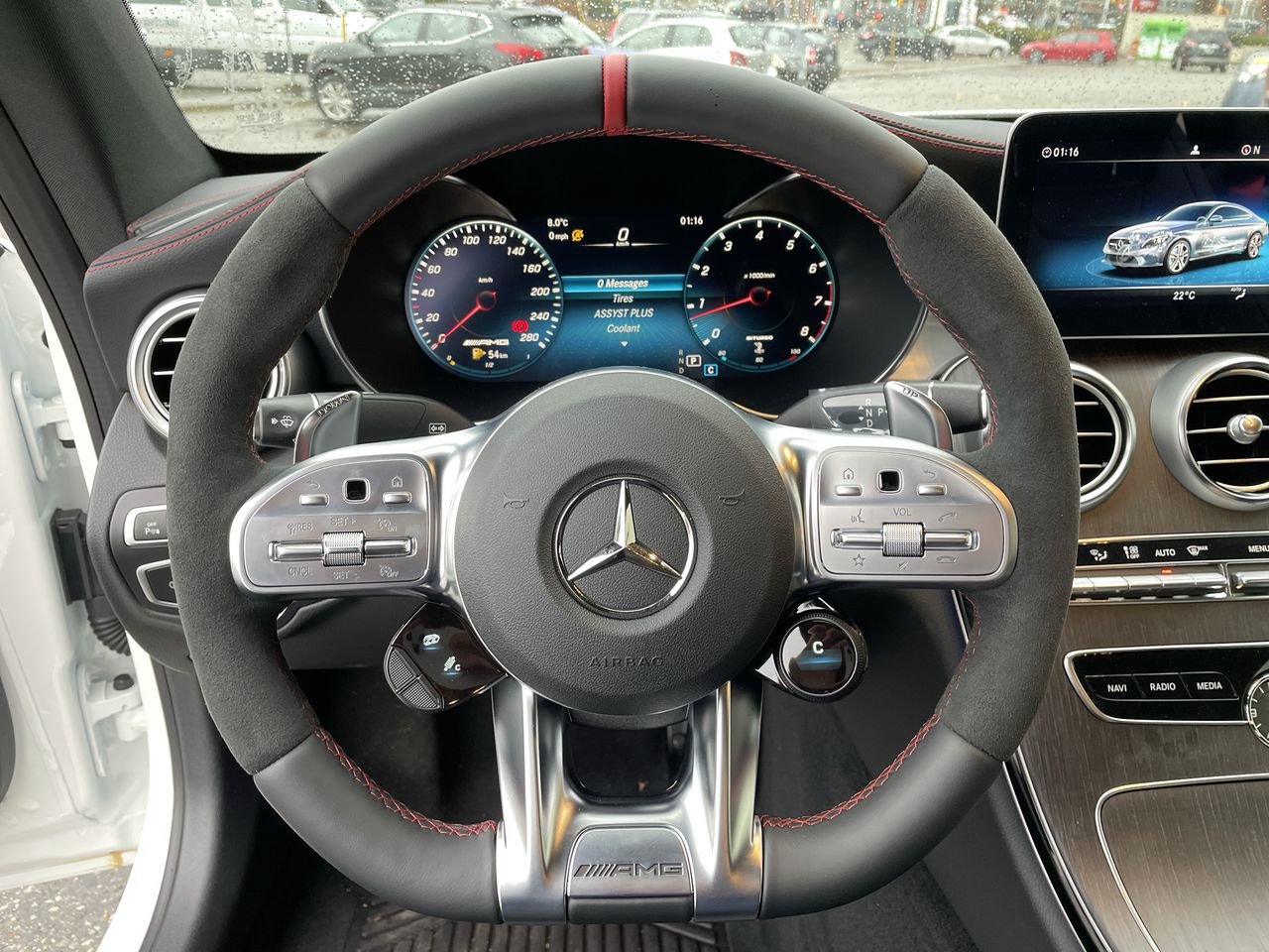 New 2022 Polar White Mercedes-Benz AMG C 43 4MATIC image 21