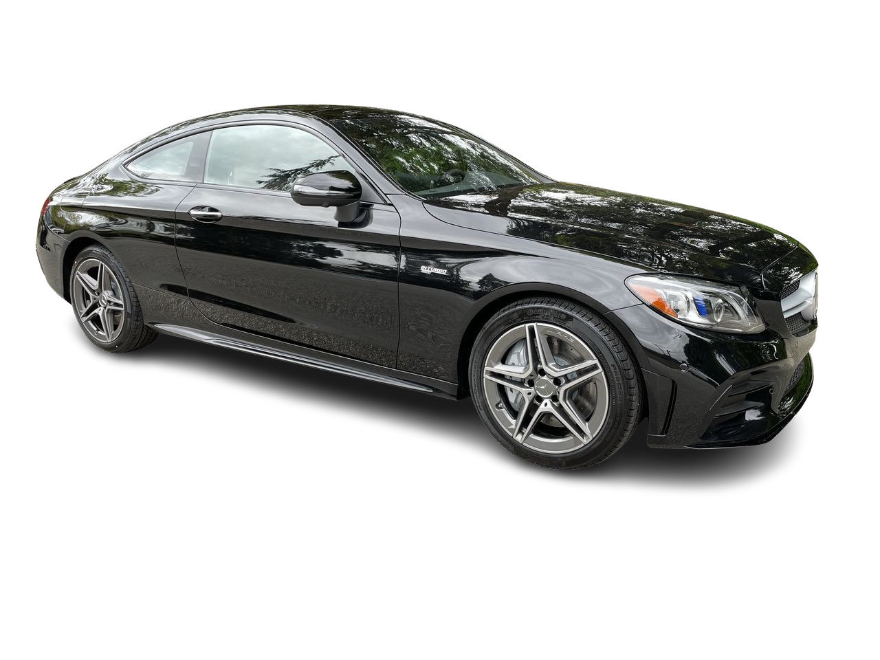 Used 2022 Obsidian Black Met Mercedes-Benz 4MATIC Coupe image 14