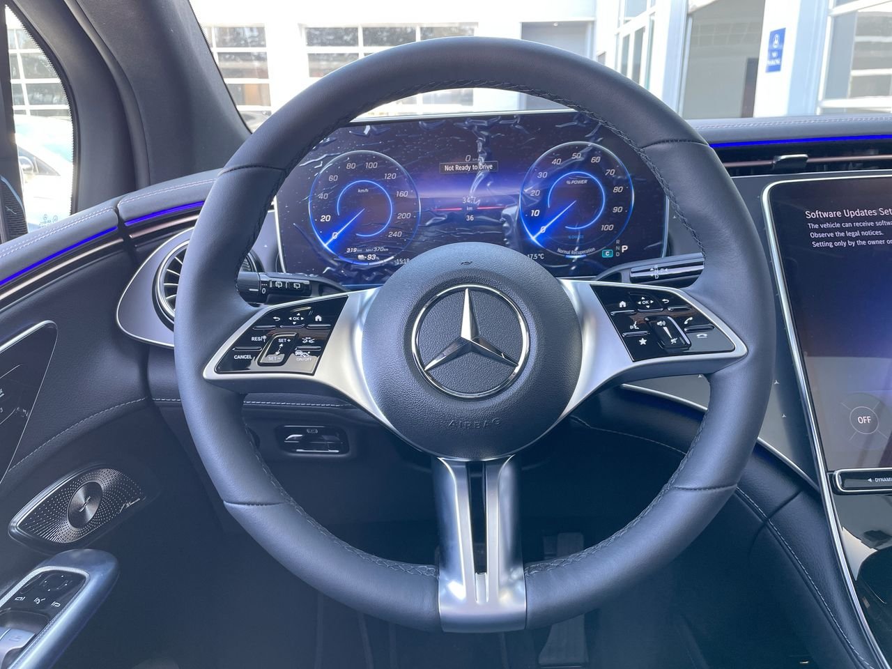 Used 2023 Polar White Mercedes-Benz 350 4MATIC SUV (Pre-August Production) image 22