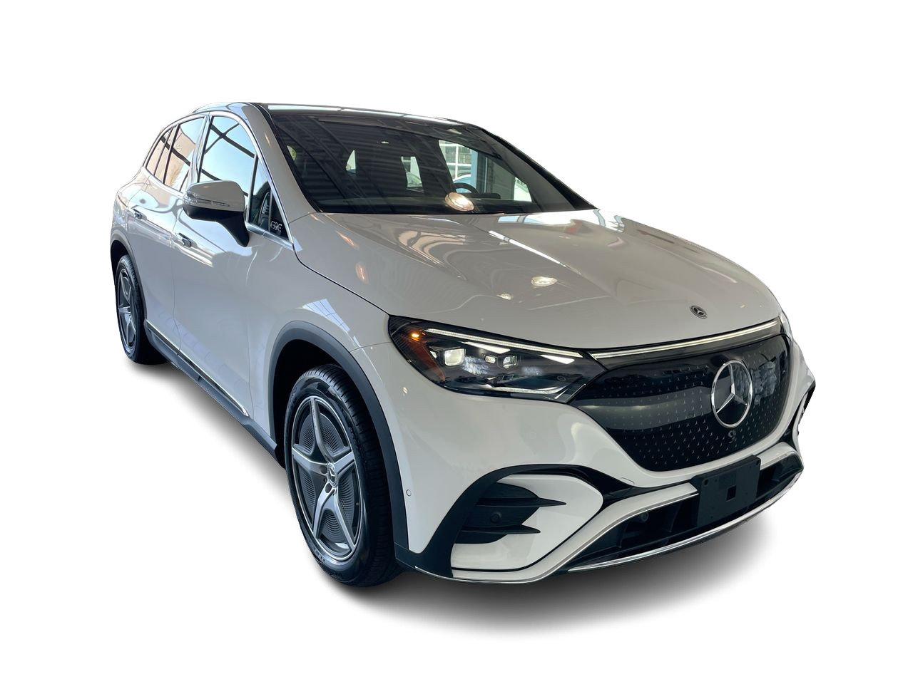 Used 2023 Polar White Mercedes-Benz 350 4MATIC SUV (Pre-August Production) image 2