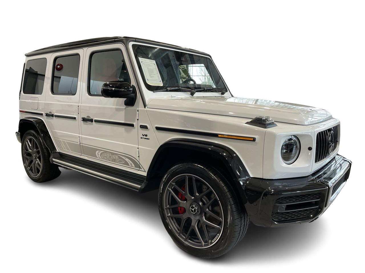 New 2022 G manufaktur Opalite White metallic Mercedes-Benz AMG G 63 image 16
