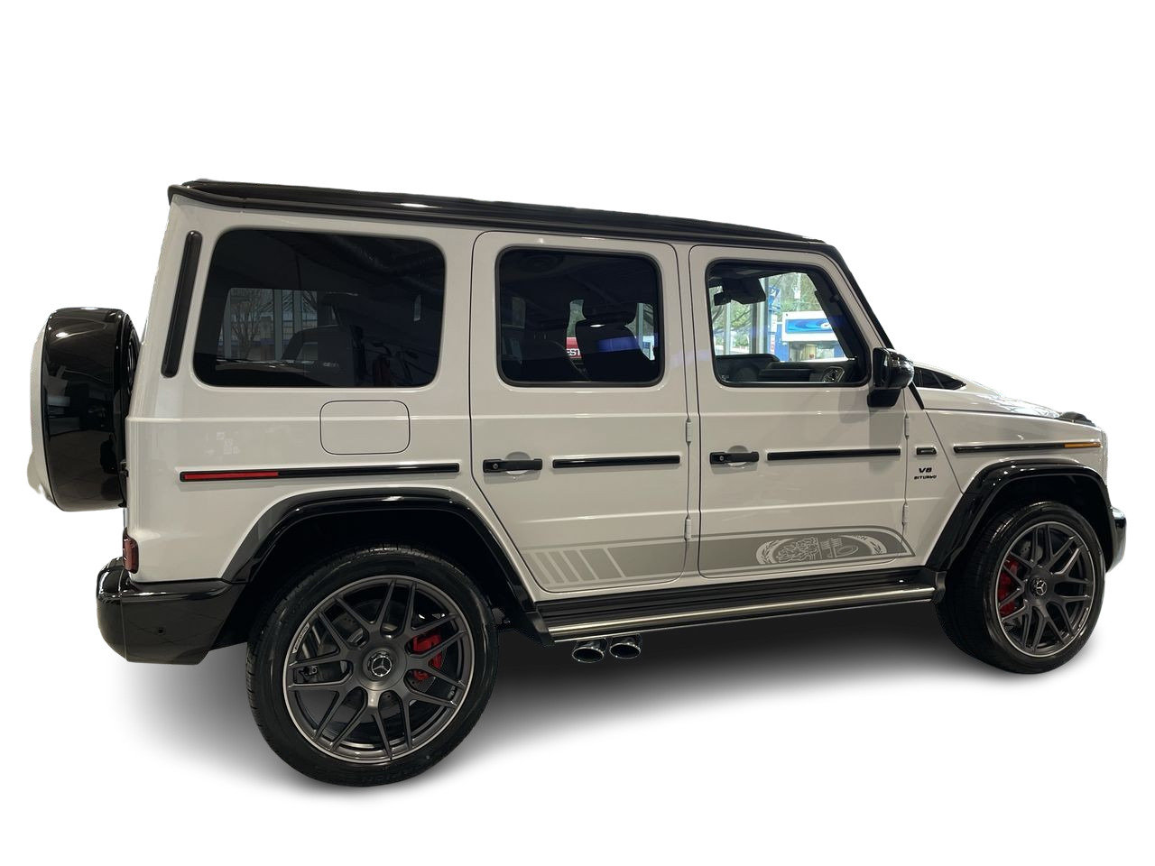 New 2022 G manufaktur Opalite White metallic Mercedes-Benz AMG G 63 image 14