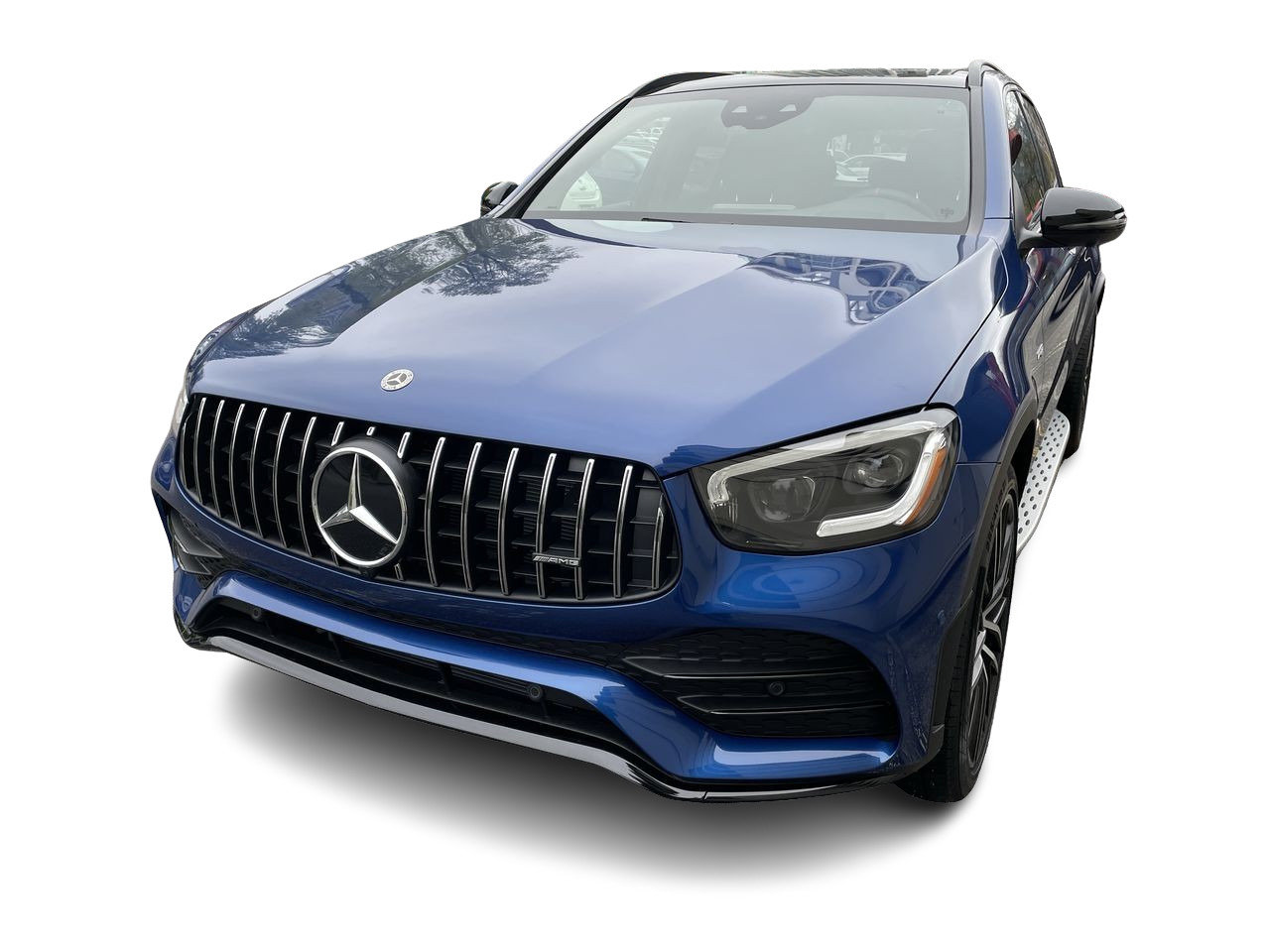 Used 2022 Spectral Blue Met Mercedes-Benz 4MATIC SUV image 2