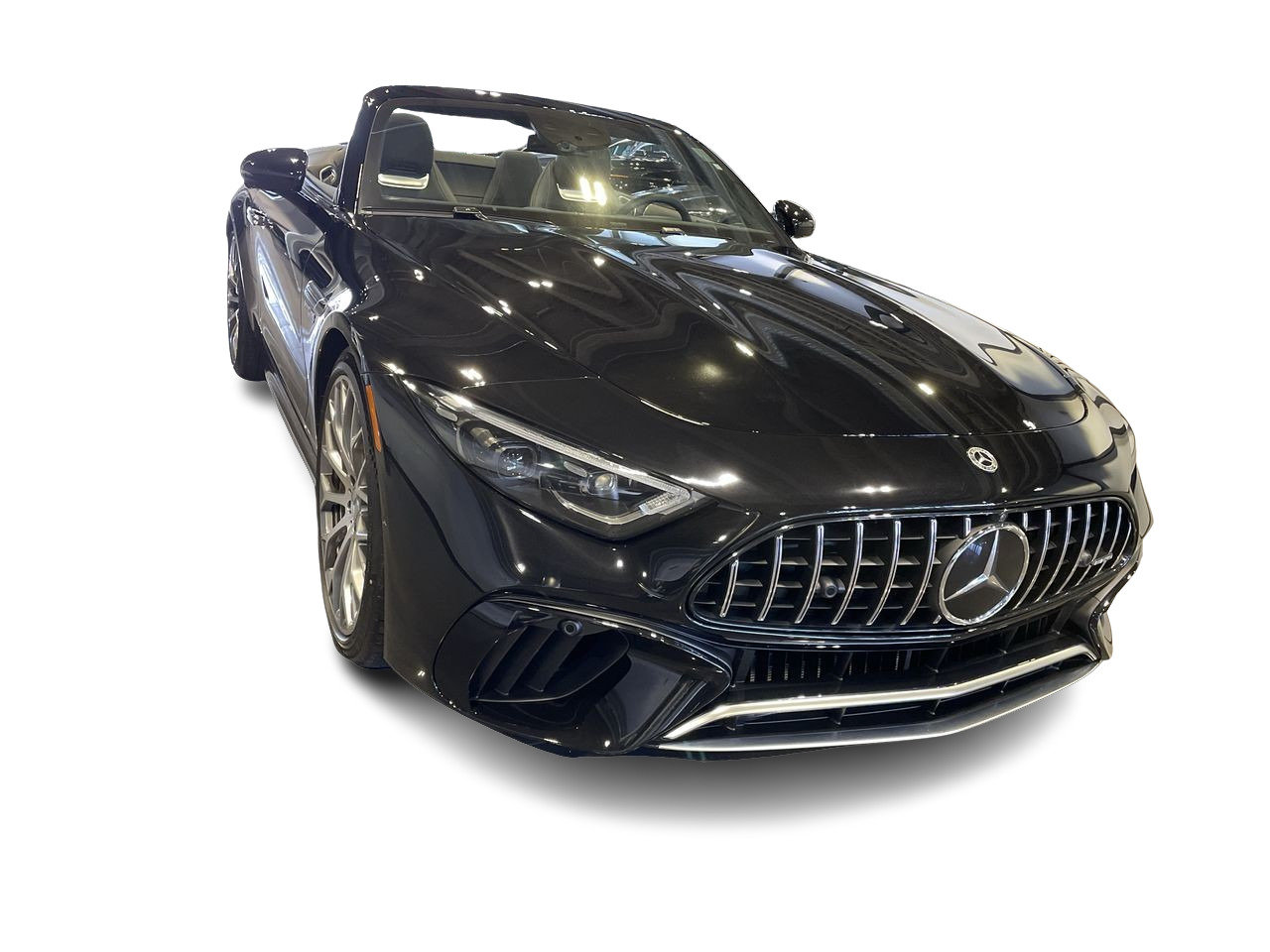 New 2022 Obsidian Black Metallic w/ black soft top Mercedes-Benz SL 63 image 17