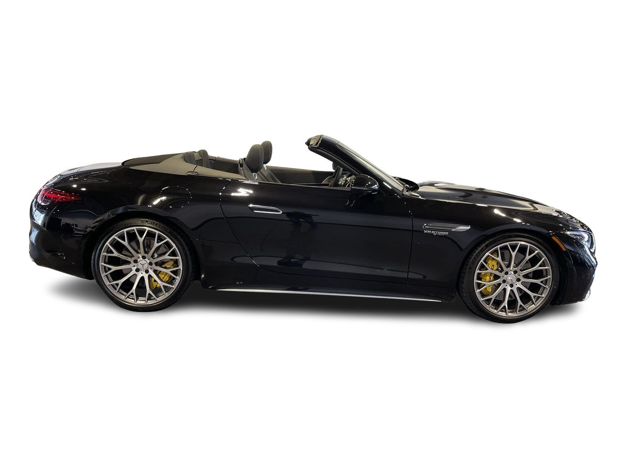 New 2022 Obsidian Black Metallic w/ black soft top Mercedes-Benz SL 63 image 15